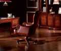 Кресло кабинетное Вагнер (Массив дерева, натуральная кожа) каталог мебели